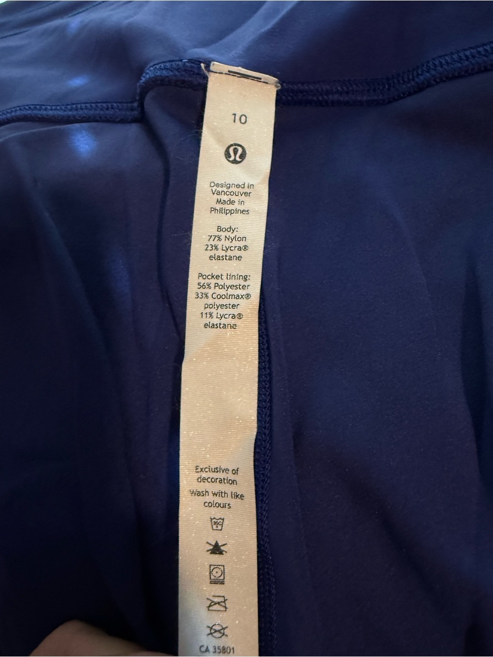 Lululemon Wunder Train High-Rise Tight 25" Larkspur - Picture 6 of 6